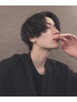 シン(syn) センターパート ツイストスパイラルパーマ