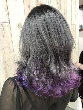 トムキャット(TOM CAT) 【新宿TOMCAT】シルバーグラデーション×インナーバイオレット