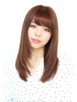 ヘアーメイク リアン 新田辺店(Hair Make REAN) ◆REAN 京田辺/新田辺◆厚めバング大人かわいいストレート