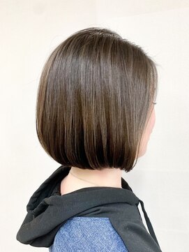 トップヘアー 玉島店(TOP HAIR) 《TOPHAIR玉島/ぴーち》美人際立つナチュラルボブ