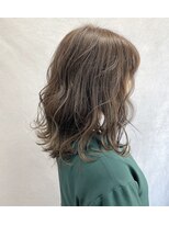 ジーナ 福岡千早(Zina)&nbsp;【Zina千早】ボブウルフ/鎖骨ミディアム/ラベージュ20代30代40代