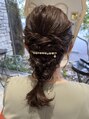 マカロンコワフュールドウシワカマル(macaron coiffure de ushiwakamaru)&nbsp;和装でも洋装でも似合う編み下ろし誰にでも似合うスタイルです