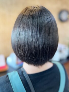 アークスヘアー ミニボブココアブラウン小顔美肌ストレート丸み