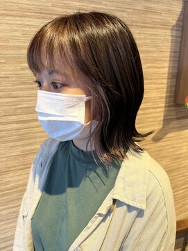 フェリエットバイビークール(feliette by Be-COOL) 【feliette】軍司博司 ホワイトベージュのインナーカラー♪