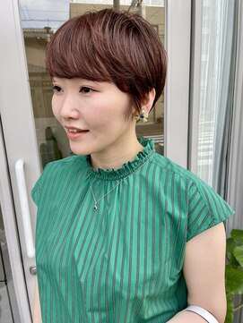 ヨリ(yori) マッシュショート　ピンクカラー