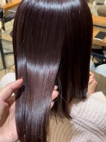 ロカリタ フォー ヘアー 千本丸太町店(ROCAReTA FOR HAIR) ミディアムボブ × 深めピンクカラー