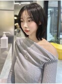 ハッシュカット レイヤーボブ へウォン 韓国風ボブ