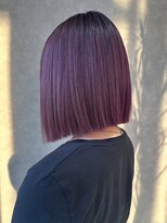 オブジェ シエル(obje't ciel)&nbsp;【obje't ciel】ぷつっとボブ×パープル【山口紗季】