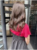 【松本咲花】ブリーチなしカラーチョコレートブラウン夏カラー