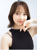 20代30代大人かわいいナチュラル暗髪ゆるめパーマヘア