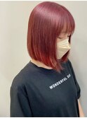20代30代40代小顔ひし形デジタルパーマ前下がりショートボブ