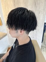 ガビーヘアルーブ(gabi hair LOOB) 波巻きパーマメンズパーマメンズヘアツーブロックツイストパーマ