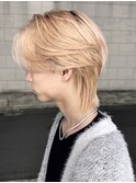 くすみベージュオリーブカラー韓国マッシュ_ba510932