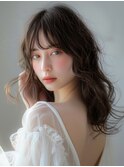 くびれヘアー/ウェーブスタイル【三宮】