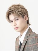 フェザーパーマミルクティーベージュフェザーショート韓国ヘア