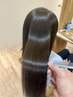 【髪質改善】春の艶髪トステアフルカラー＆カット（M）16500円→14850円円