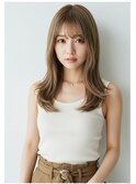 #磐田　ブリーチ1回アッシュベージュ