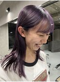 ★美髪パープルグレージュグレーベージュディープラベンダー