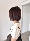 切りっぱなしボブ