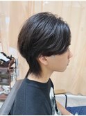 韓国風メンズカット・カルマヘア・ウルフカット・メンズウルフ