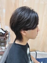 エン(eNN)&nbsp;韓国風メンズカット・カルマヘア・ウルフカット・メンズウルフ