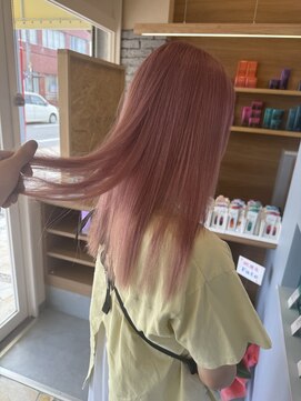 スイヘアデザイン 久留米(suii.. hair design) ピンクベージュ/ペールピンク/ブリーチ/NOBU
