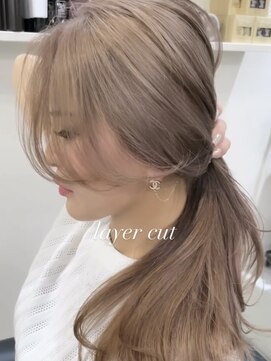 ラキング ギンザ トウキョウ(LAKING GINZA) くびれヘア/アプリコットオレンジ/夏/ハイライトカラー[銀座駅]