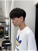 メンズナチュラルマッシュ/フェザーパーマ/横浜