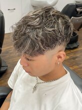 バーバー ダブル(BARBER W) ニュアンスパーマ&メッシュ