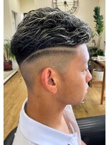 ディ グラント(D GRANT)&nbsp;【大人気】極道パーマ&ハイライトメッシュ★