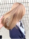 ブロンドベージュ/ペールベージュ「宇都宮/ブリーチ」