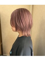 メルク(merc)&nbsp;カール/セミディ/シアーカラー/姫カット/ピンク