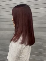 ロックス バイ マグ 松本(rocks BY MAG)&nbsp;チェリーレッド暖色カラーボルドーワインレッド春カラー