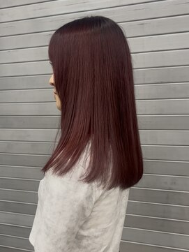 ロックス バイ マグ 松本(rocks BY MAG) チェリーレッド暖色カラーボルドーワインレッド春カラー