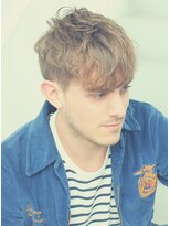 ジジバイワースホワイル(jiji by WORTH WHILE)&nbsp;刈り上げセンターパートサーフカールフェザーパーママレットヘア