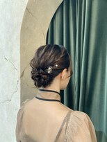 ヘアアレンジメント ボガスティーズ 川崎店(Hair arrangement Vogusty's)&nbsp;下めアップスタイル