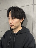 エル(EL.)&nbsp;メンズカット/パーマ/センターパート/ツイストスパイラル/盛岡