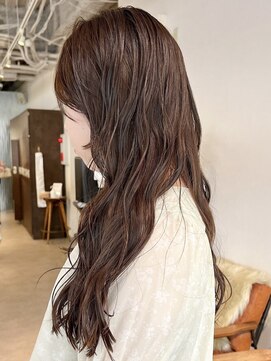 マッシュ チャヤマチ(MASHU chayamachi) 柔らか透明感/ブリーチなし/オリーブブラウン/大阪梅田