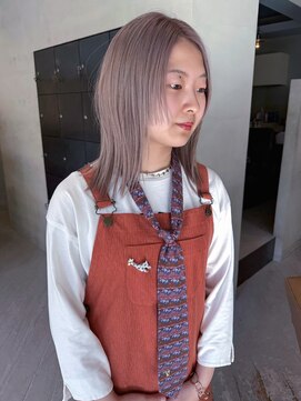 ヘアー アイス ルーチェ(HAIR ICI LUCE) グレージュ/ブリーチ/スモーキーカラー/春カラー/堀場