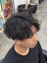 ザ クロー(THE CROW) 波巻きパーマ波巻きツイストスパイラルケアパーマメンズパーマ