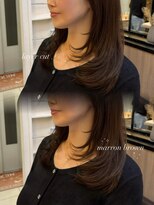 ヘアアンドメイク シークネクスト(HAIR&MAKE SeeK NEXT) 顔まわりレイヤー