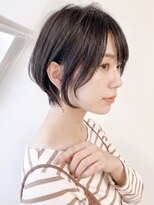 リタ 枚方(Rita)&nbsp;夏ブリーチなしカラー黒髪ナチュラルショート小顔◎