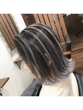 リズ オブ ヘアー(Lis of hair) ハイグラデーション☆パールシルバー【大橋】＠lis_oohashi