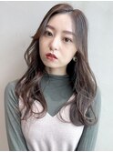 ヨシンモリロング_ラベンダーカラーくびれミディ_38330