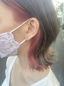 バズ(BUZZ) パーソナルカラーブルベ夏にオススメ！ピンクのインナーカラー★