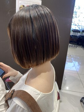 アース 南福島店(HAIR&MAKE EARTH) 切りっぱなしボブ