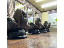 レオン和の雰囲気（理容室だからできるメニューも豊富にあります♪）