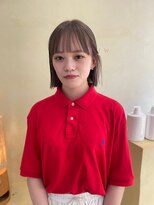 スニュウ(snuw)&nbsp;【snuw mina 】 ぱつっとボブ/伏見