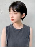 大人ショート/丸み/くびれ/マッシュ/ショート/髪質改善