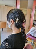 ロングスタイル 玉ねぎヘア
